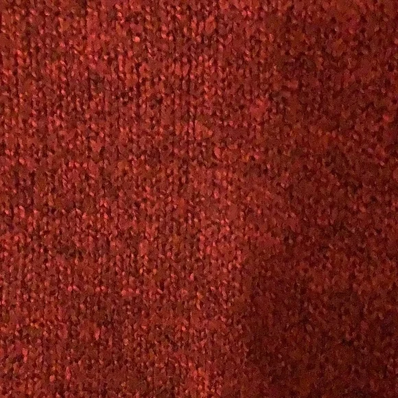 Eddie Bauer red cowl neck sweater, size XL - Picture 4 of 6
